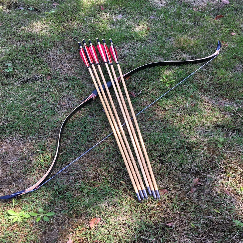Archery Turkish Bow Traditional Laminated Bow +6 Arrow